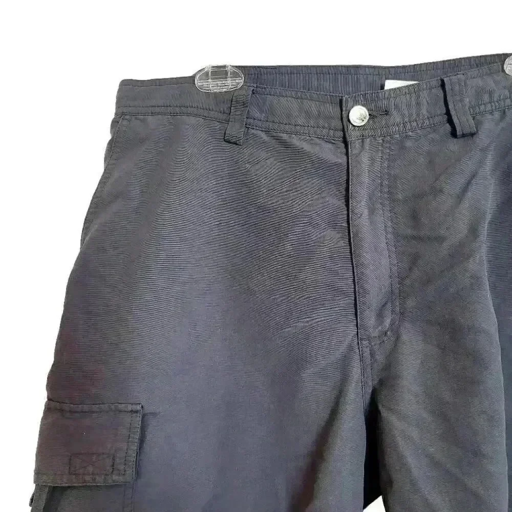 The North Face Men's Charcoal Nylon Cargo Shorts